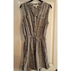 Kelly Renee- Black & White Stripe Romper